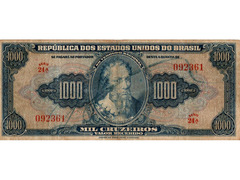 1000 Cruzeiros (autografada) - Imagem 1