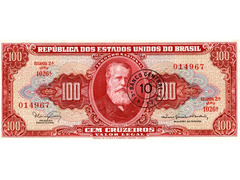 10 centavos (carimbada) - Imagem 1