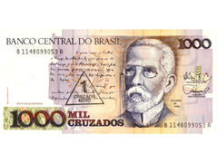 1 Cruzado Novo (carimbada)