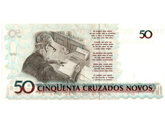 50 Cruzeiros (carimbada) - Imagem 2