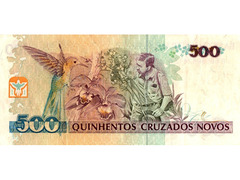 500 Cruzeiros (carimbada) - Imagem 2